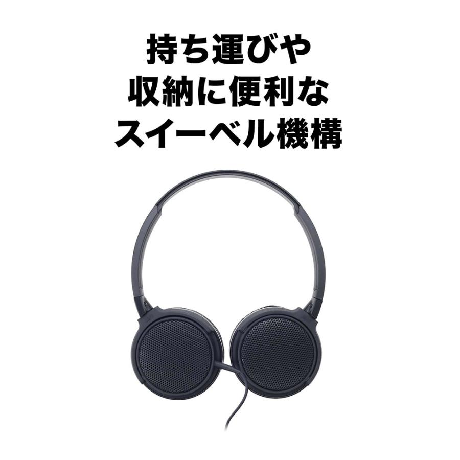 オーディオテクニカ（audio-technica） ATH-EP300 BK ブラック 電子