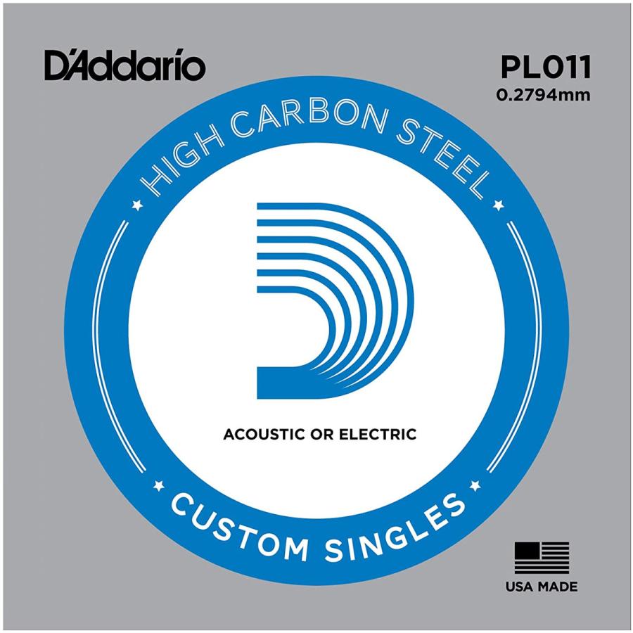 D'Addario ダダリオ PL011 アコギ/エレキギター兼用弦 Plain Steel 011 〔バラ弦1本〕 :mt0032396:島村楽器Yahoo!店 - 通販 - Yahoo!ショッピング D'Addario ダダリオ PL011 アコギ/エレキギター兼用弦 Plain Steel 011 〔バラ弦1本〕 :mt0032396:島村楽器Yahoo!店 - 通販 - Yahoo!ショッピング