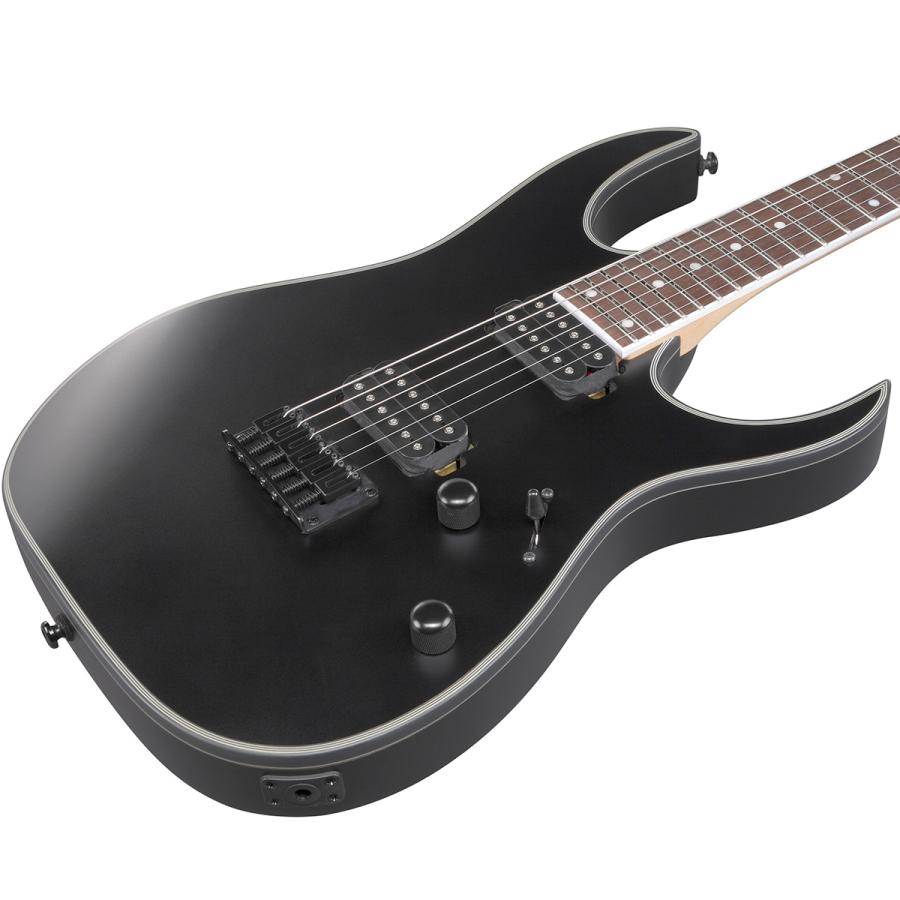 Ibanez アイバニーズ RG421EX BKF (Black Flat) エレキギター ブラックフラット ソフトケース付属 RGシリーズの画像