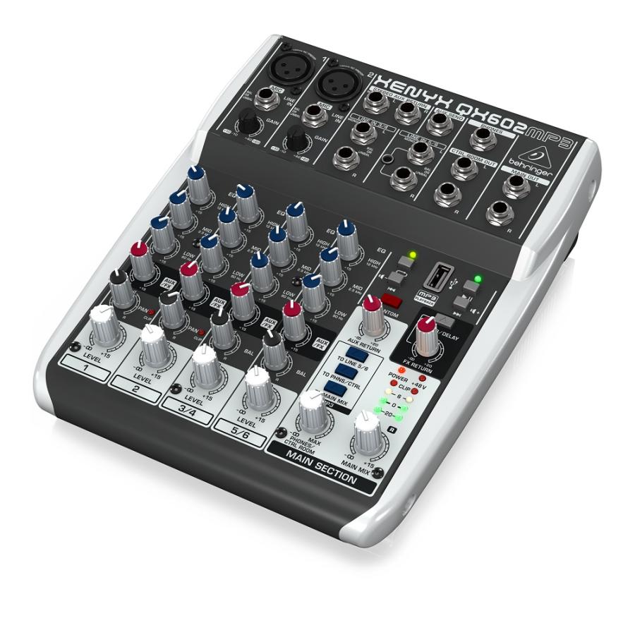 BEHRINGER XENYX アナログミキサー QX602MP3 BEHRINGER（ベリンガー） QX602MP3 XENYX アナログミキサー 正規輸入品