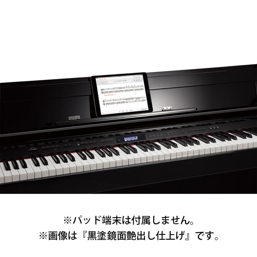 Roland ローランド 電子ピアノ 88鍵盤 DP603 PWS 白塗鏡面艶出し塗装仕上げ 配送設置無料・代引き払い不可の画像