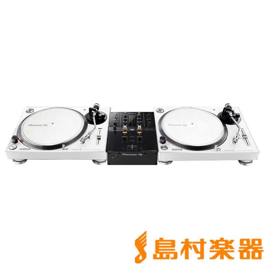 Pioneer DJ パイオニア PLX-500-W + DJM-250MK2(ミキサー) アナログDJ 
