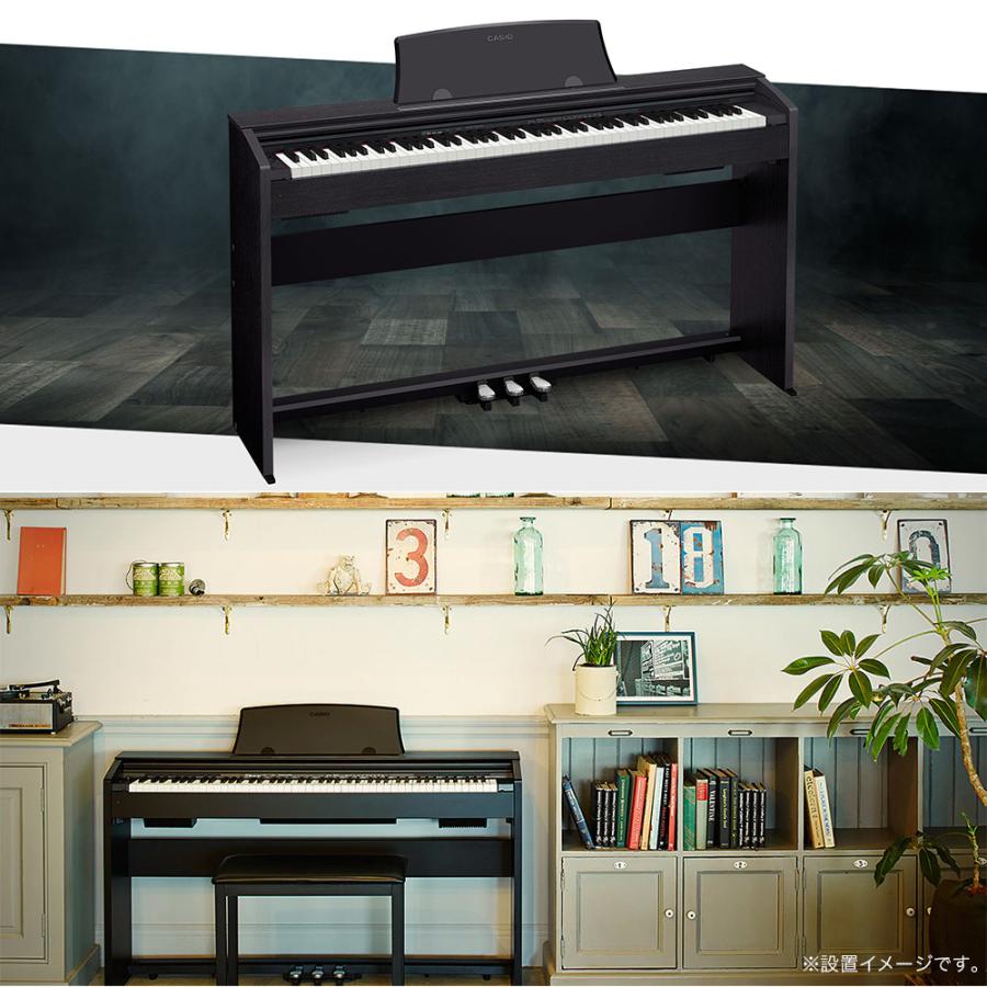 固定イスプレゼント】 CASIO カシオ 電子ピアノ 88鍵盤 PX-770BK