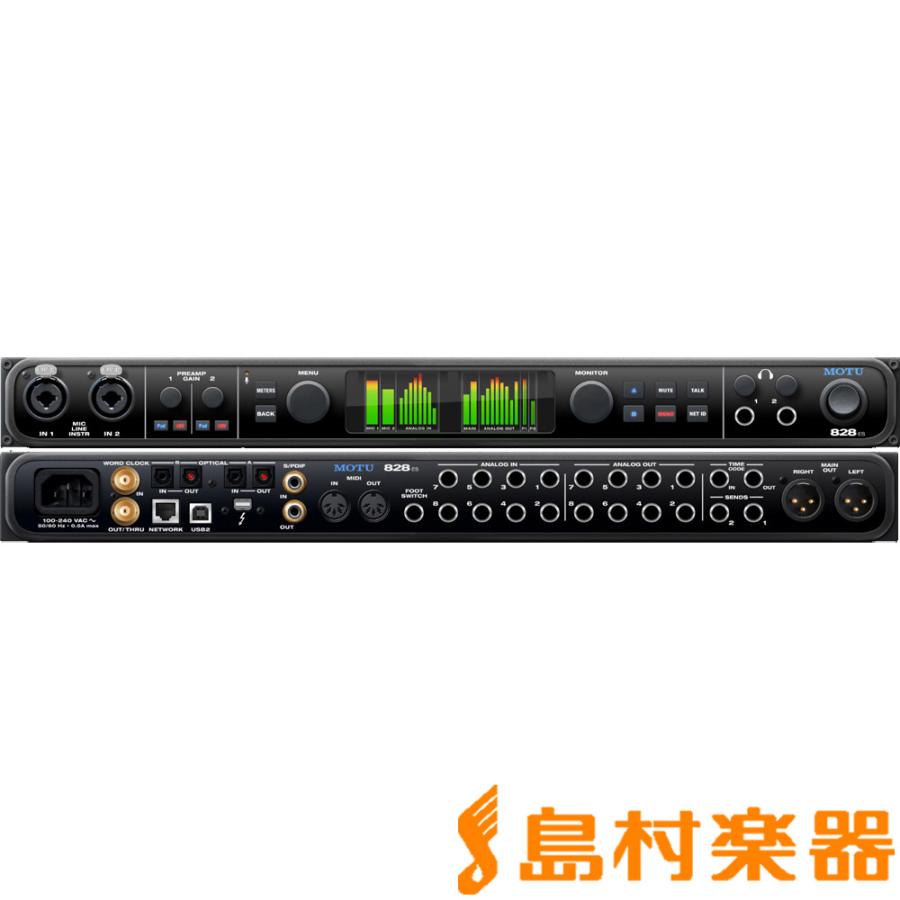 MOTU 828x Thunderbolt＆USB対応オーディオインターフェイス DAW・DTM