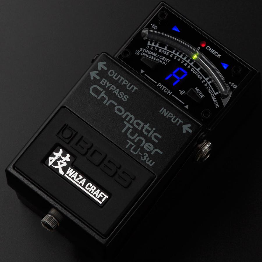BOSS（ボス） TU-3W (J) Chromatic Tuner ペダルチューナー 銀ネジ