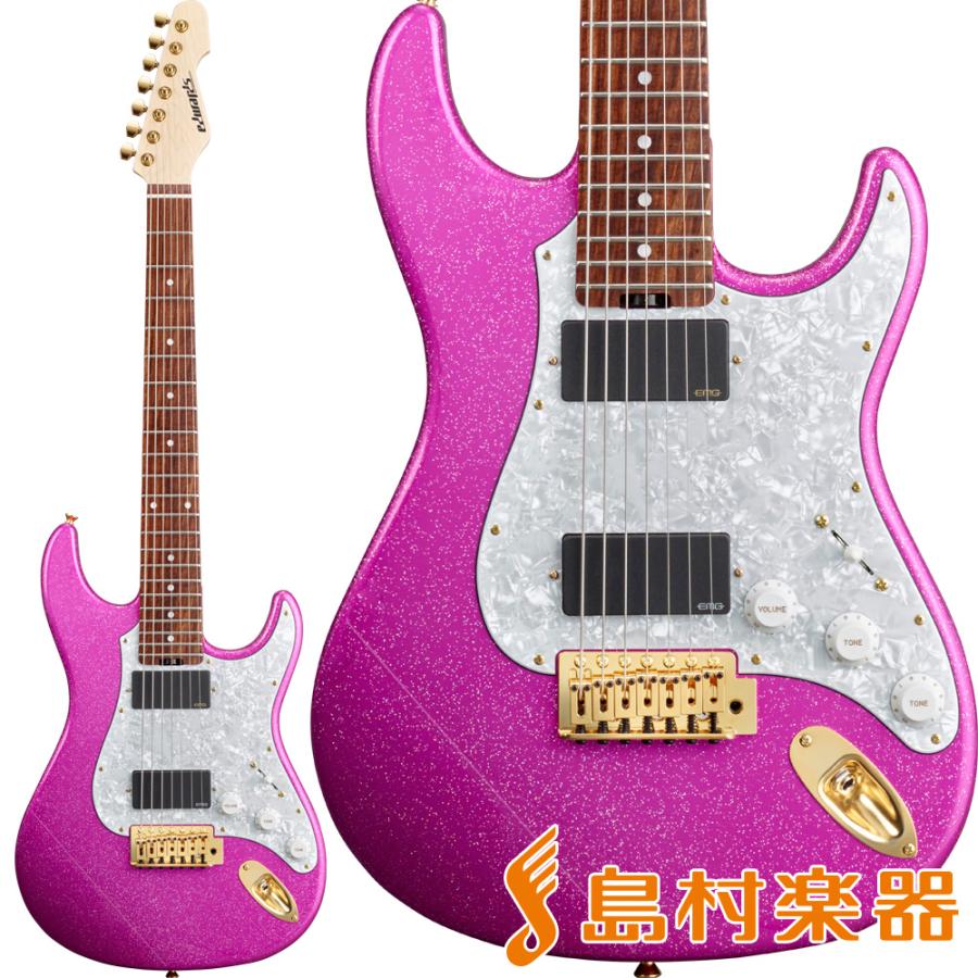 Produced Pink エドワーズ By E Sn7 210to Esn7210to 大村孝佳モデル 7弦 By Mt 島村楽器店 ギター Twinkle Takayoshi 楽器 器材 Edwards Ohmura