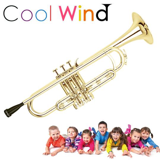 Cool 保証 Wind クールウィンド TR-200 ゴールド 安い プラスチックトランペット プラ管 子供 楽器 キッズ 初心者 プレゼント おもちゃ