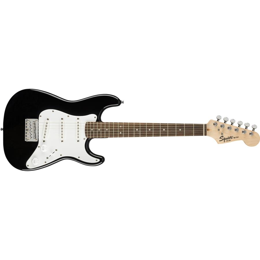 by Fender スクワイヤー Mini Strat Laurel 【Mtallic】 FB Blackストラト
