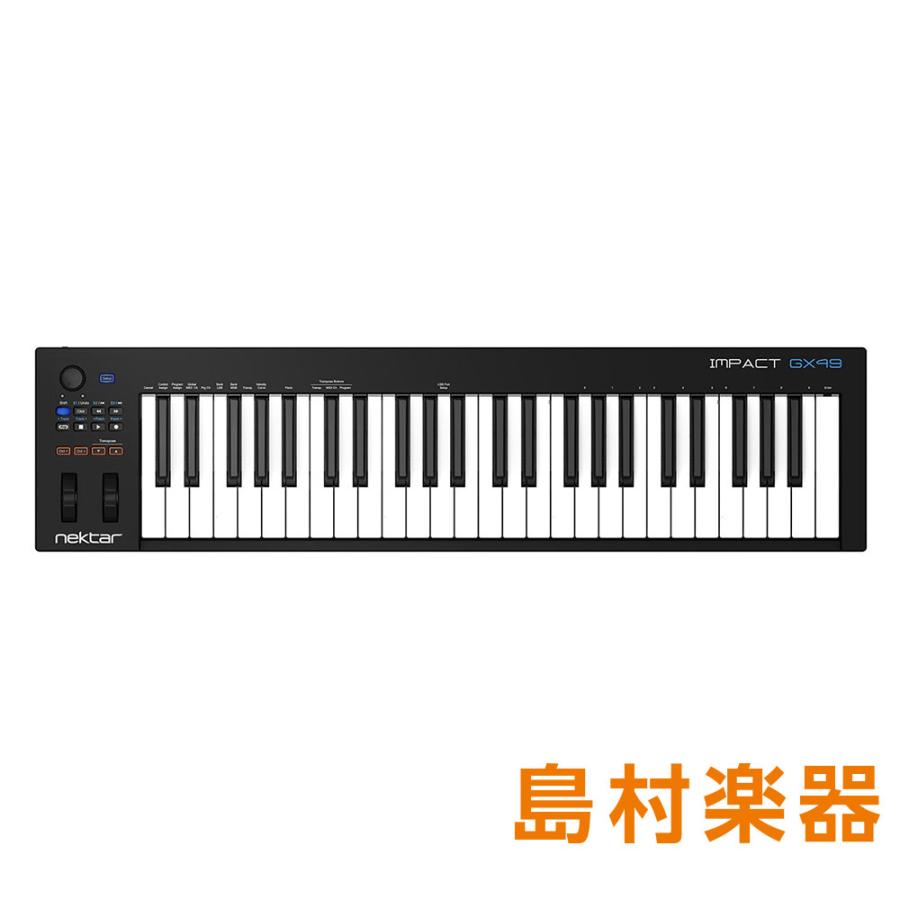 NEKTAR IMPACT GX49 MIDIコントローラー Amazon | Nektar Technology IMPACT GX49 DAW連携MIDIキーボード
