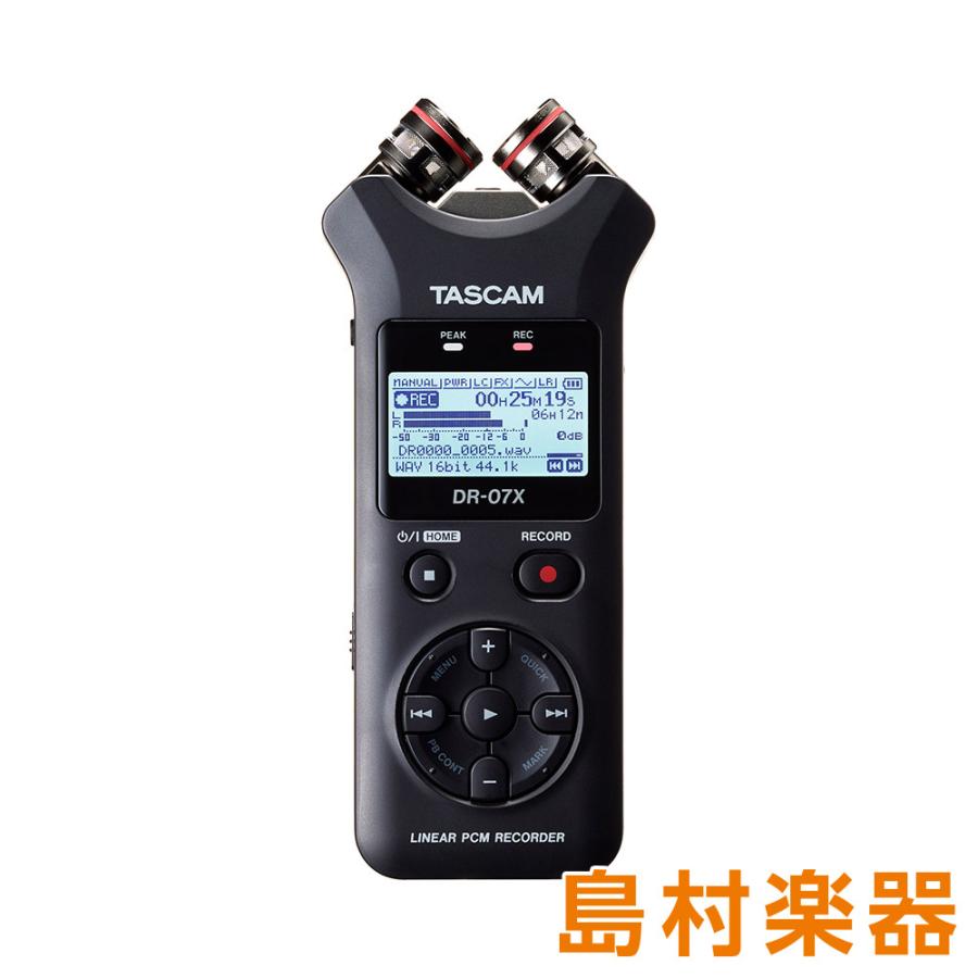 TASCAM タスカム DR-07X ハンディーレコーダー USBオーディオ 