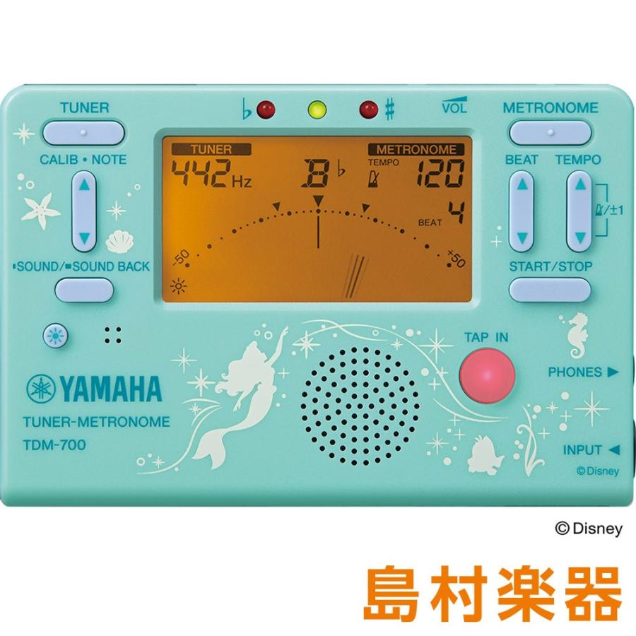 Yamaha ヤマハ Tdm 700 チューナー メトロノーム ディズニー アリエル Tdm700 数量限定品 島村楽器 Paypayモール店 通販 Paypayモール