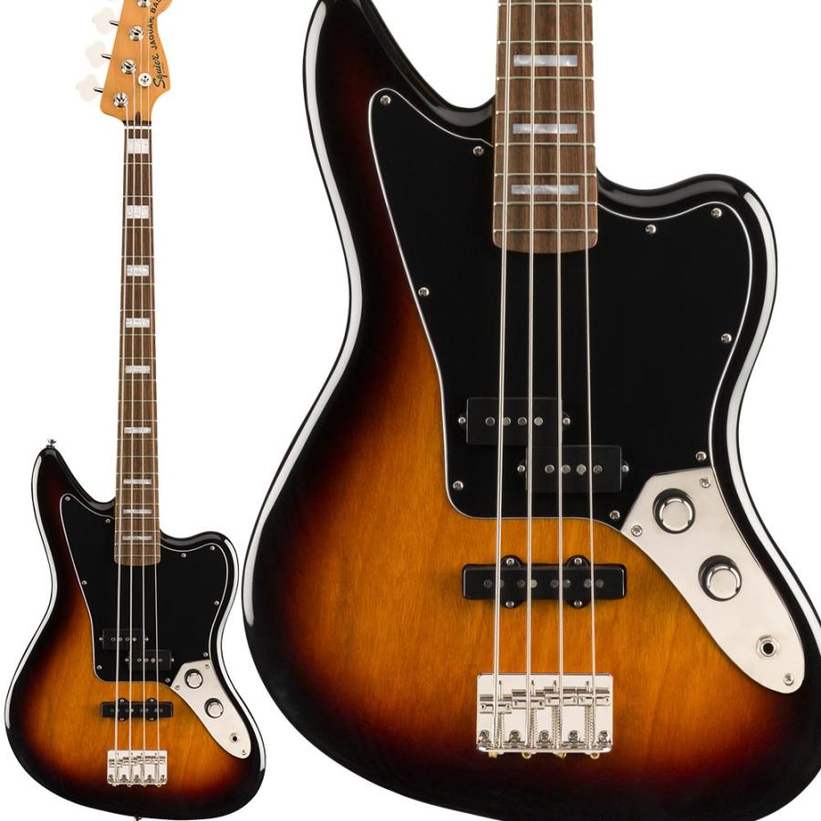 最大85%OFFクーポン かわいい～ 在庫処分特価 Squier by Fender スクワイヤー スクワイア Classic Vibe Jaguar Bass Laurel Fingerboard 3-Color Sunburst ジャガー ベース55 440円 aynaelda.com aynaelda.com