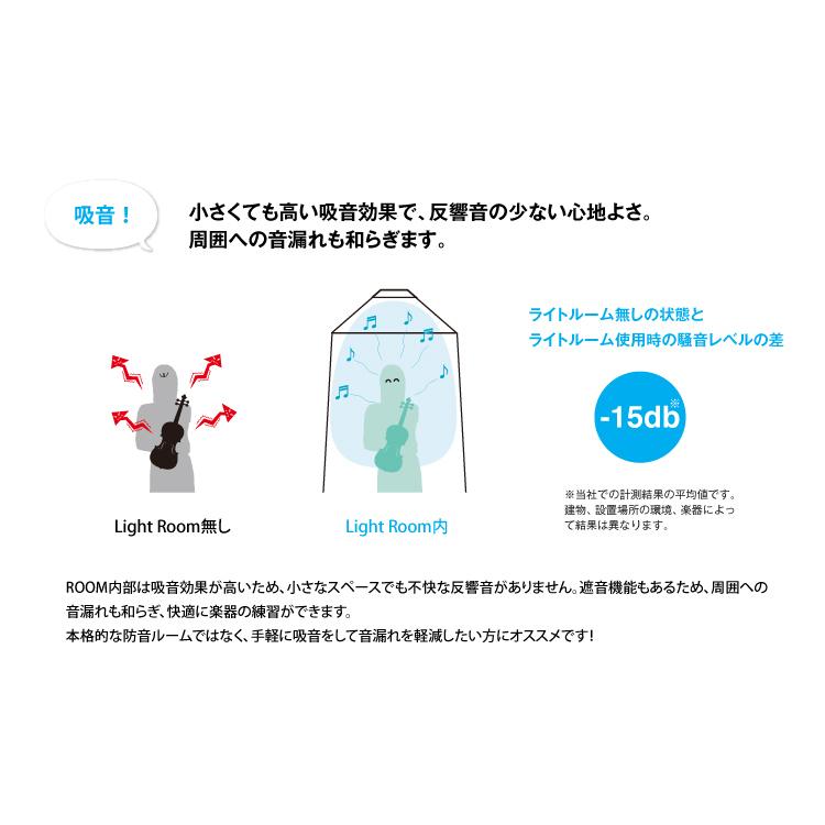 infistDesign ライトルーム Lサイズ 簡易吸音ルーム LRM-002L〔代引 