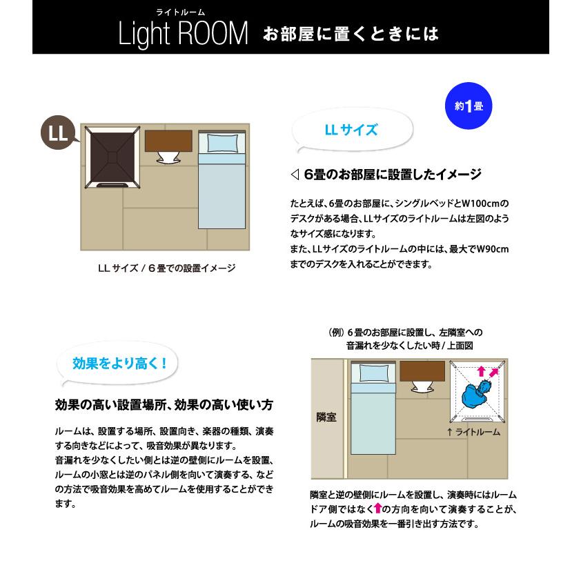 infistDesign ライトルーム LLサイズ 簡易吸音ルーム LRM-003LL〔代引