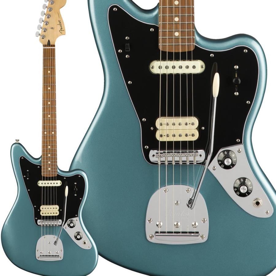 最も完璧な Fender フェンダー Player Jaguar, Pau Ferro Fingerboard, Tidepool ジャガー エレキギター