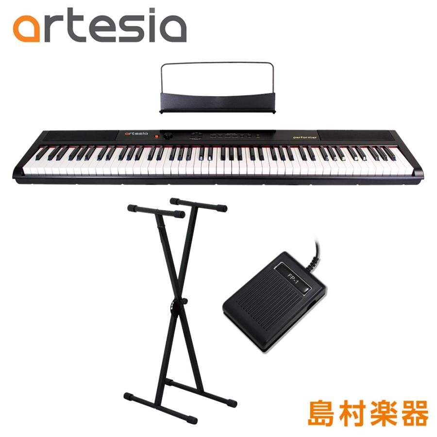 人気が高い Artesia アルテシア Performer X型スタンドセット 電子ピアノ フルサイズ セミウェイト 鍵盤 パフォーマー 初心者向け オンラインストア限定 限定価格セール Kuljic Com