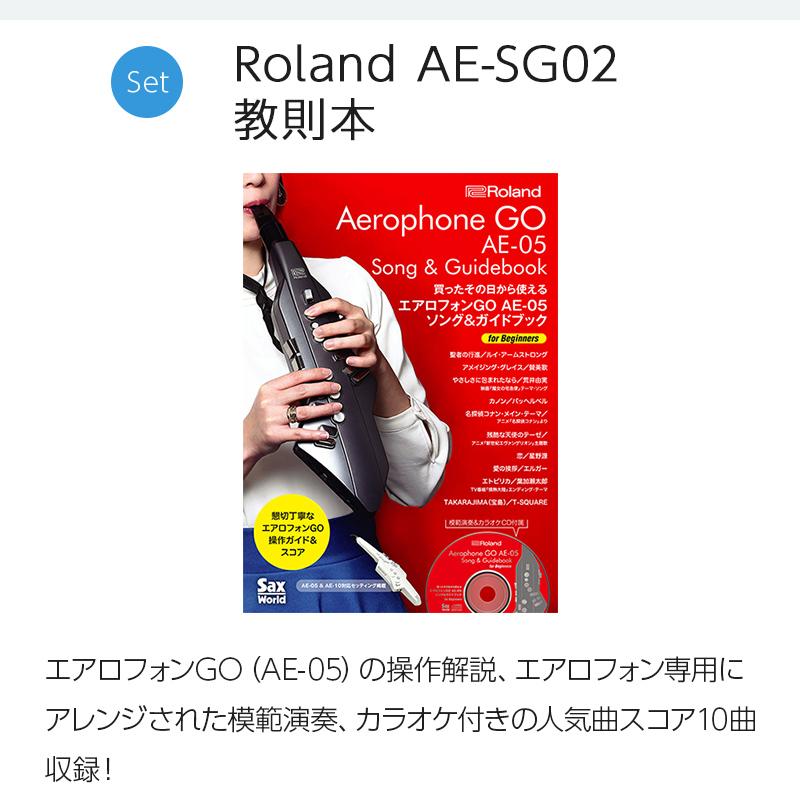Roland ローランド AE-05 ヘッドホン 公式ガイドブック 交換用マウスピースセット ウインドシンセサイザー エアロフォン_2