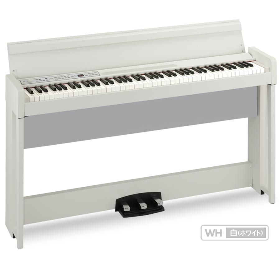 KORG コルグ 電子ピアノ 88鍵盤 C1 Air WH ホワイト 高低自在イス・カーペット・お手入れセット・メトロノームセット｜shimamura｜05