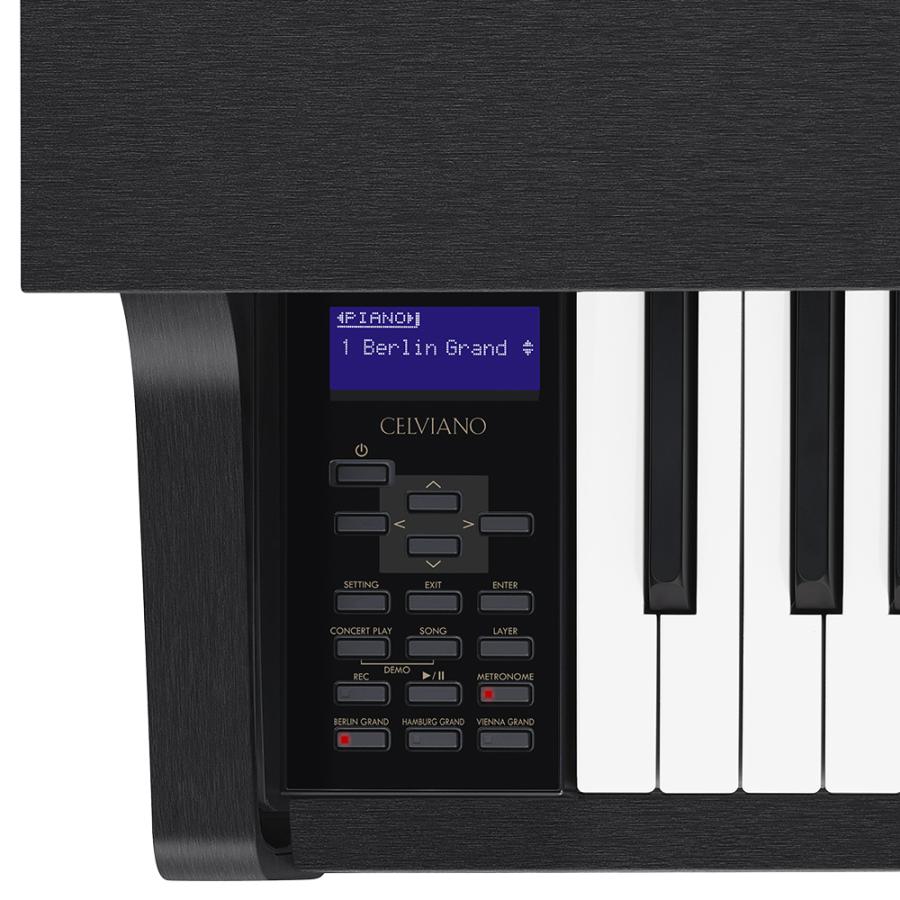 CASIO カシオ 電子ピアノ セルヴィアーノ 88鍵盤 GP-310BK ブラックウッド調 グランドハイブリッド 配送設置無料 代引不可_1