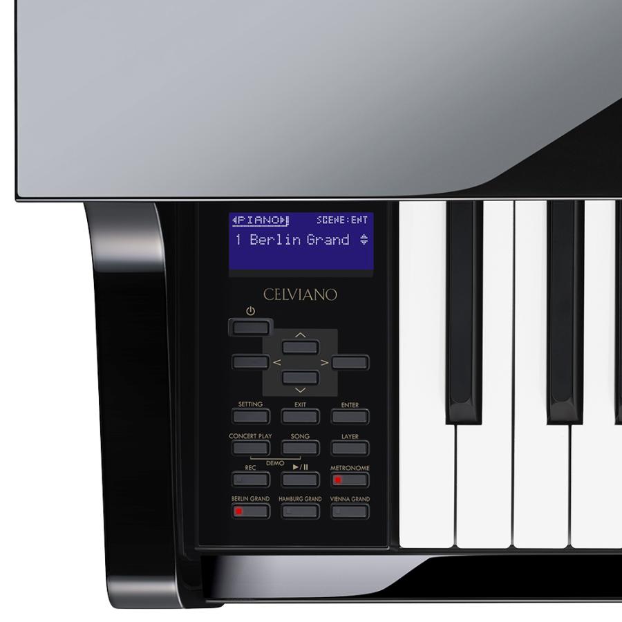 CASIO カシオ 電子ピアノ セルヴィアーノ 88鍵盤 GP-510BP ブラックポリッシュ仕上げ グランドハイブリッド〔配送設置無料〕〔代引不可〕｜shimamura｜02