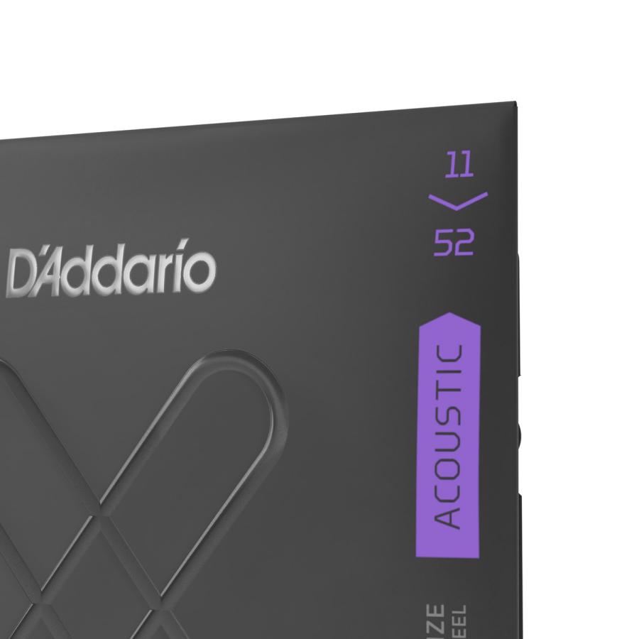 D'Addario ダダリオ XTABR1152 80/20ブロンズ コーティング弦 11-52 カスタムライト アコースティックギター弦|shimamura|03