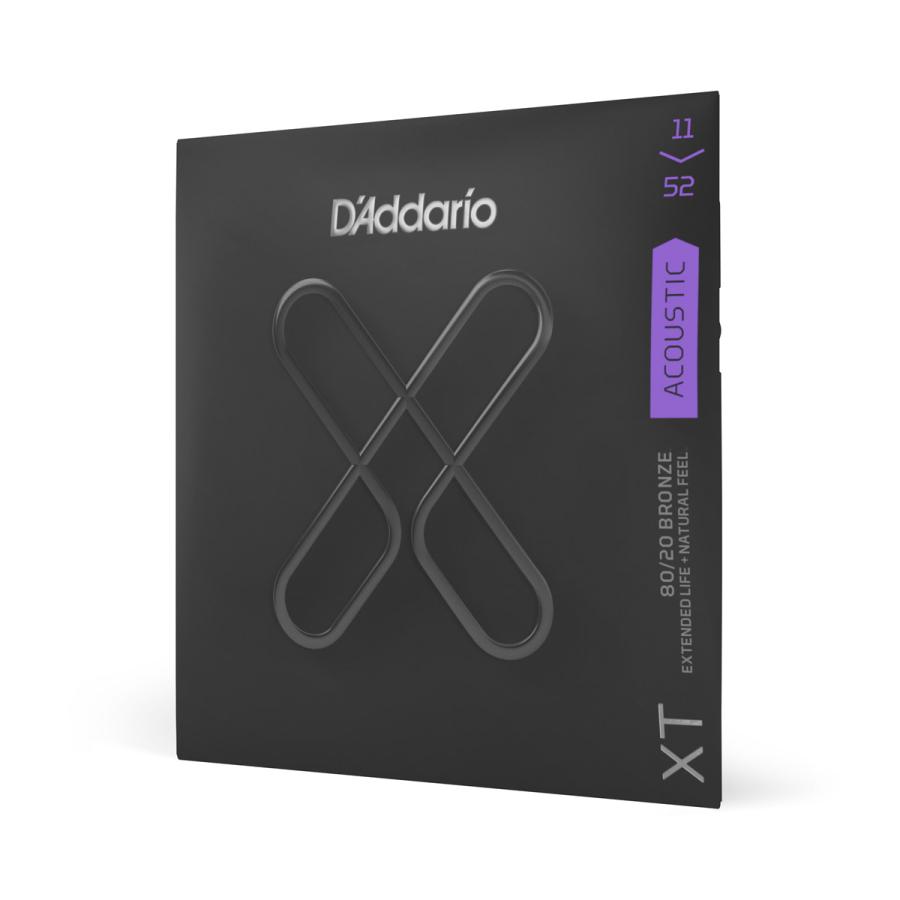 D'Addario ダダリオ XTABR1152 80/20ブロンズ コーティング弦 11-52 カスタムライト アコースティックギター弦|shimamura|04