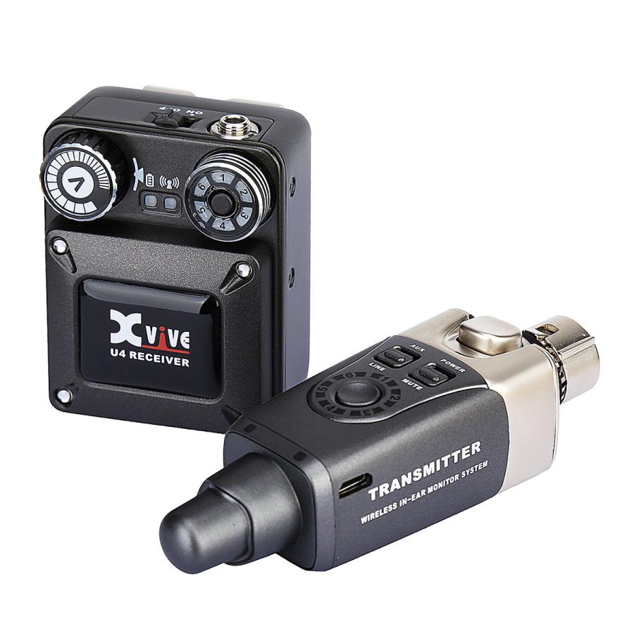 Xvive エックスバイブ XV-U4 ワイヤレスイヤーモニター用 送受信機 