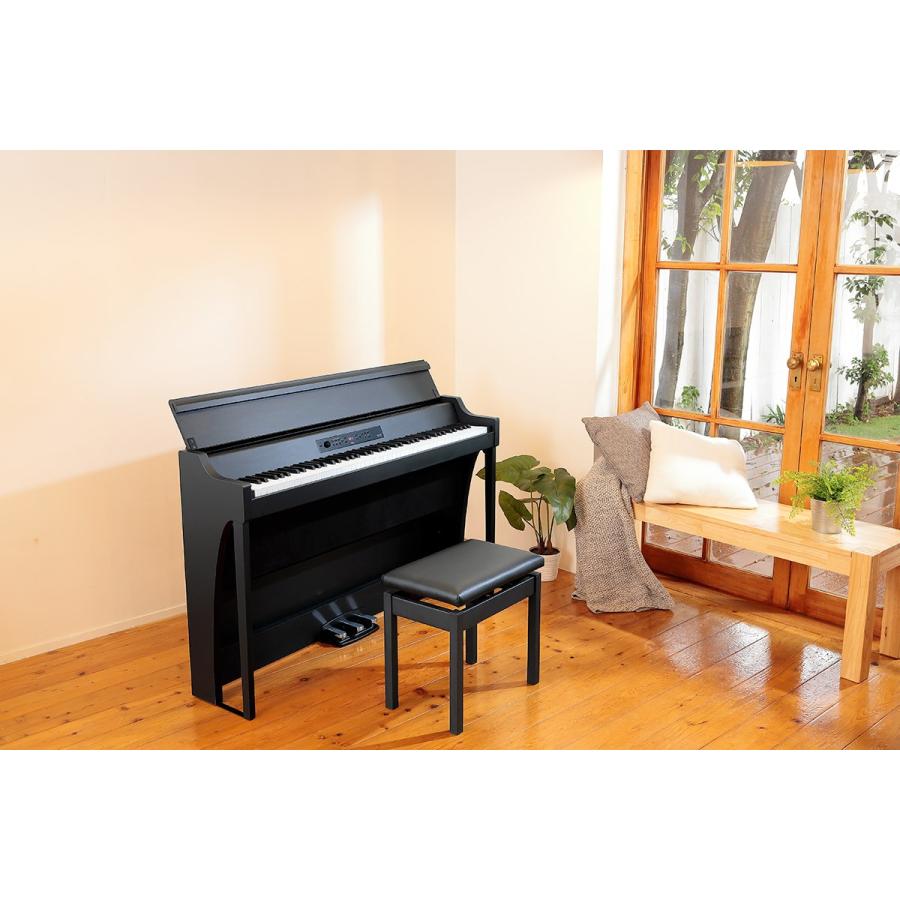 新作登場低価 KORG 高低自在イスセット 島村楽器 PayPayモール店 - 通販 - PayPayモール コルグ 電子ピアノ 88鍵盤 G1B AIR BLACK 超激得100%新品