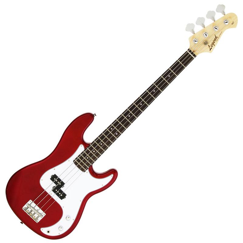 LEGEND レジェンド LPB-Z Candy Apple Red ベース 初心者12点セット 多機能アンプ付 プレシジョンベースタイプ