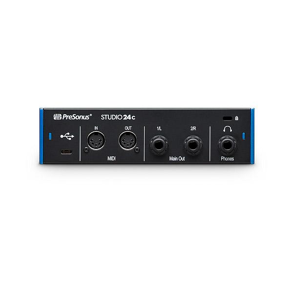 PreSonus プレソナス Studio 24c オーディオインターフェイス 2ch入出力 USB-Cバスパワーの画像