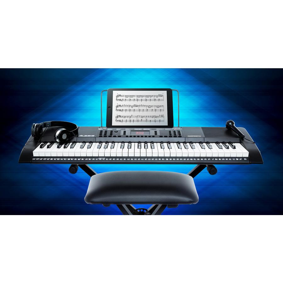 ALESIS HARMONY61 電子キーボード 61鍵盤 スタンド等付 ALESIS