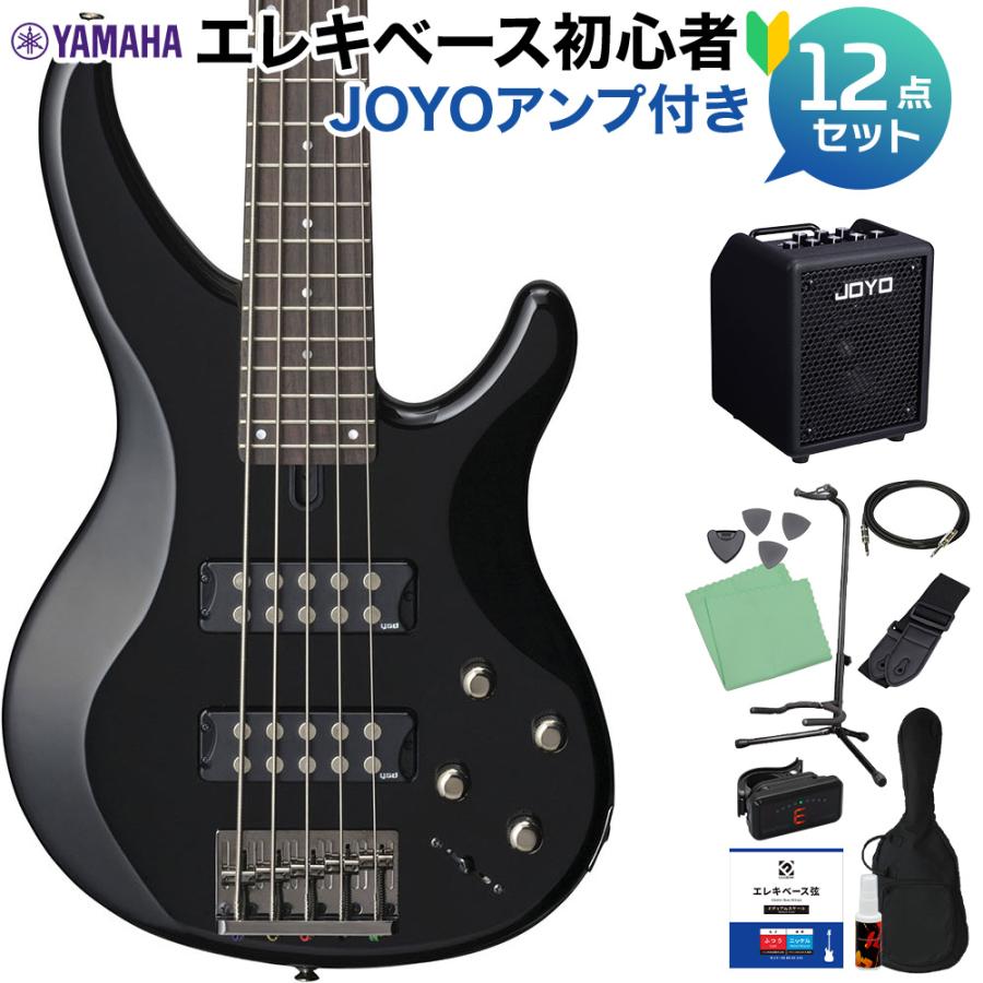 YAMAHA（ヤマハ） TRBX305 BL (ブラック) 5弦ベース初心者12点セット 
