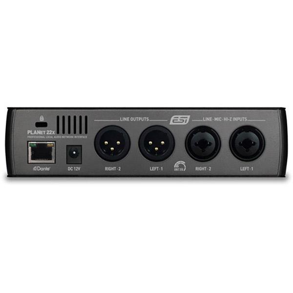 ESI イーエスアイ planet 22x Dante オーディオインターフェイス 2IN / 2OUTの画像