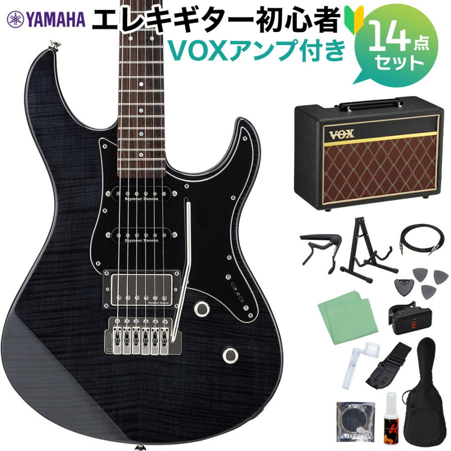 YAMAHA PACIFICA612VIIFM TBL ほぼ新品 YAMAHA（ヤマハ） PACIFICA612VIIFM TBL エレキギター 初心者14点