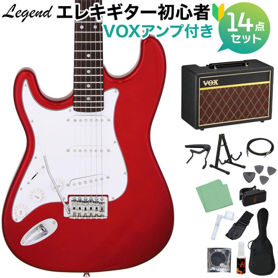 LEGEND レジェンド LST-Z L/H CA エレキギター 初心者14点セット 〔VOX 
