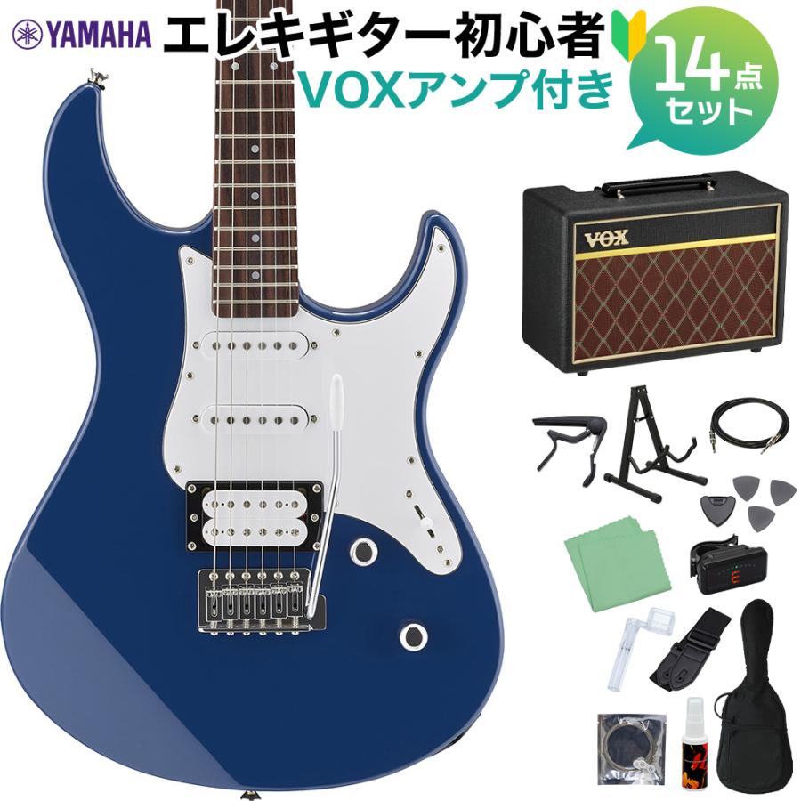 YAMAHA（ヤマハ） PACIFICA112V UTB エレキギター初心者14点セット VOX