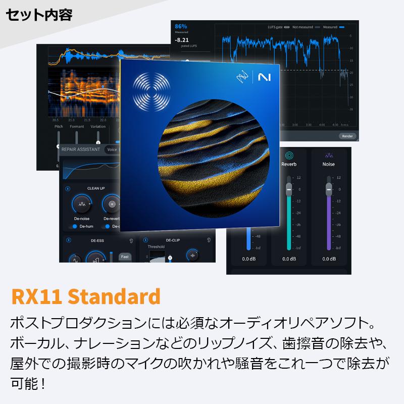 iZotope アイゾトープ RX11 Standard + Neutron4 Elements ノイズ除去
