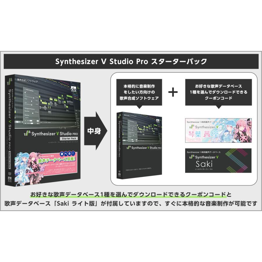 AH-Software Synthesizer V Studio Pro スターターパック [好きなキャラを選べる] SAHS-40186｜shimamura｜02