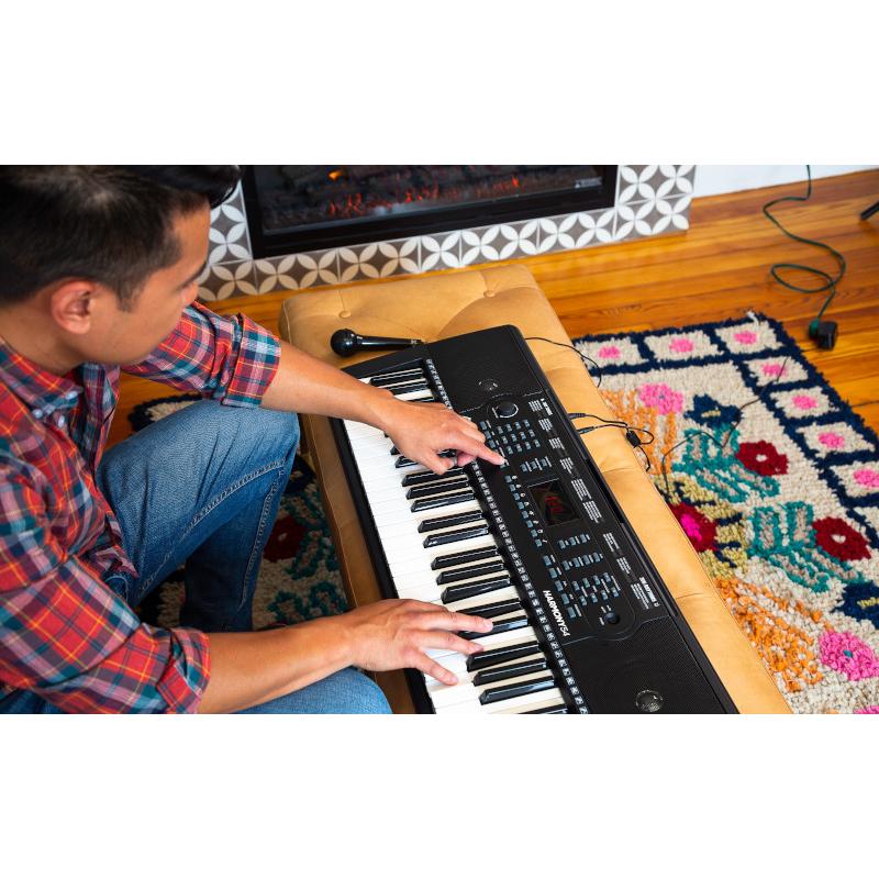 キーボード 電子ピアノ ヘッドホンセット ALESIS アレシス Harmony54 54鍵盤 マイク 譜面台 ACアダプター付属 300音色|島村楽器 |03