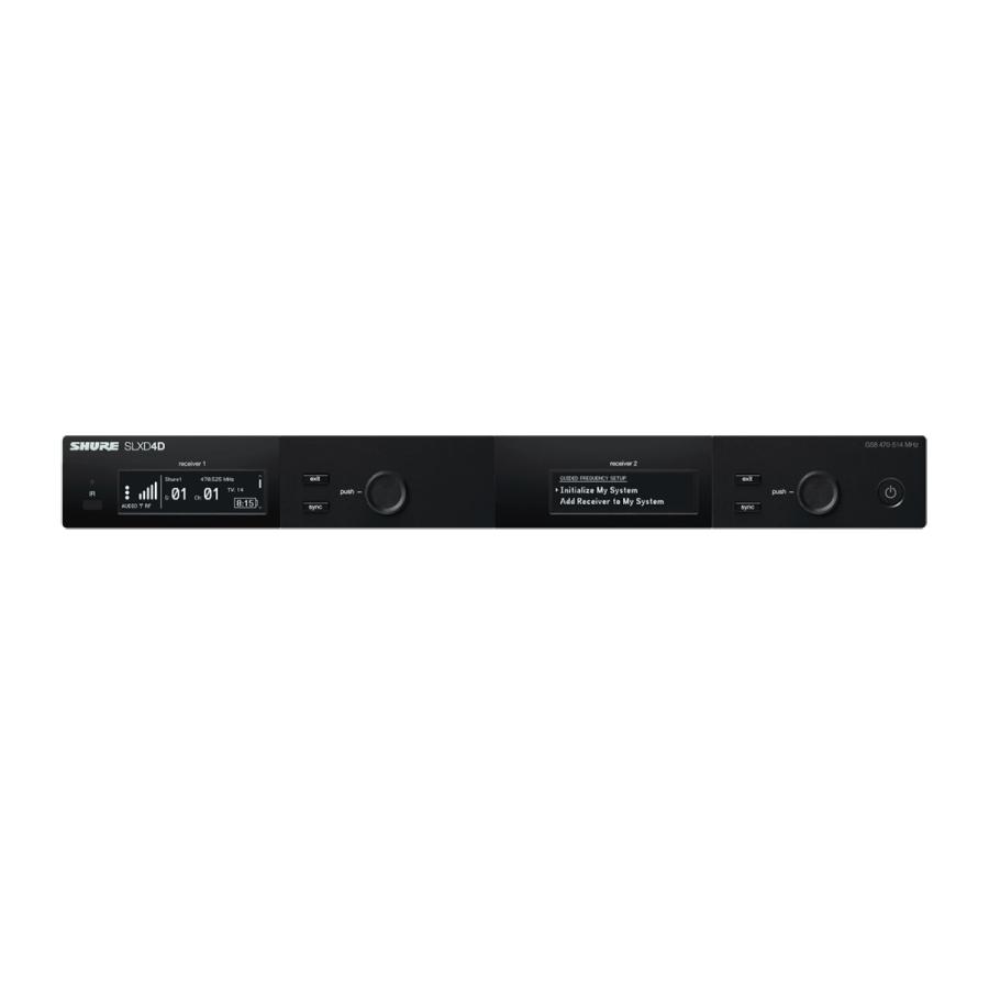 SHURE（シュア） SLXD4D デュアル受信機 : 島村楽器Yahoo!店 - 通販