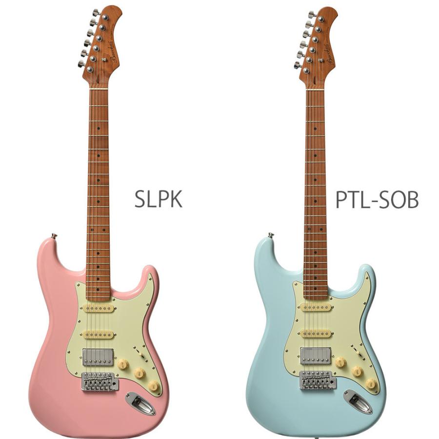 Bacchus BST-2-RSM M PTL-SOB Pastel Sonic Blueバッカス エレキギター 