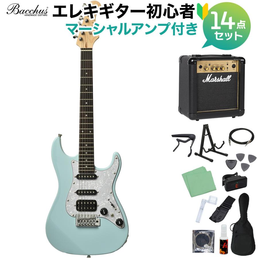 Bacchus（バッカス） GS-Mini PTL-SOB エレキギター初心者14点セット 