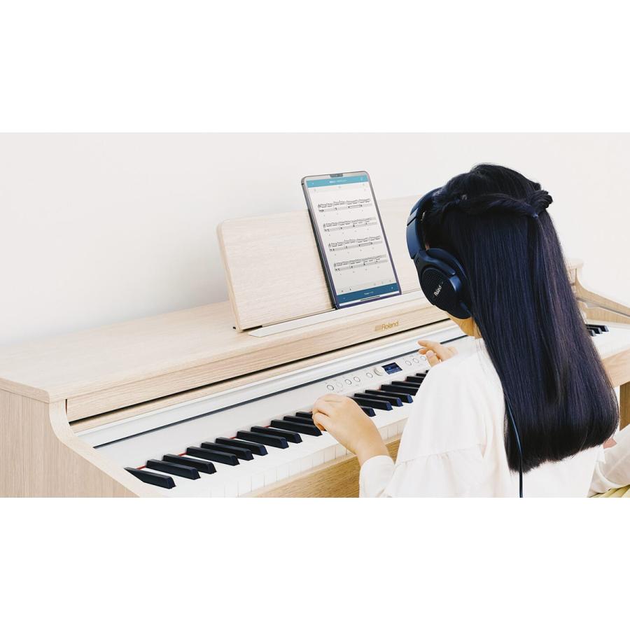 Roland ローランド 電子ピアノ 88鍵盤 RP701 LA ライトオーク調 ブラック遮音カーペット(大)セット 配送設置無料 代引不可_3