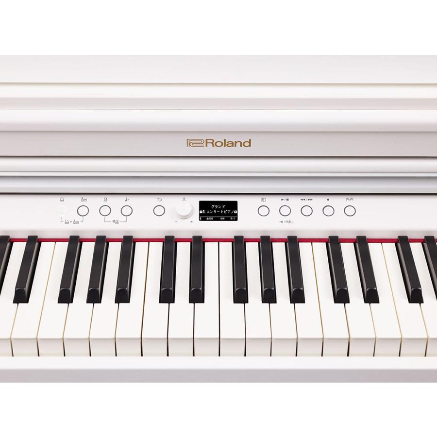Roland ローランド 電子ピアノ 88鍵盤 RP701 WH ホワイト ベージュ遮音カーペット(小)セット 〔配送設置無料〕〔代引不可〕｜shimamura｜05