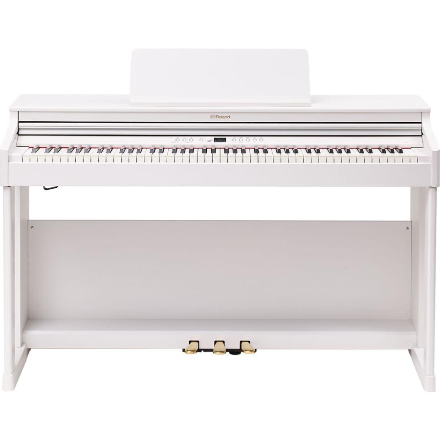 ローランド 電子ピアノ 88鍵盤 RP701 WH ホワイト 【直ぐ】 ベージュ遮音カーペット(大)セット 配送設置無料代引不可