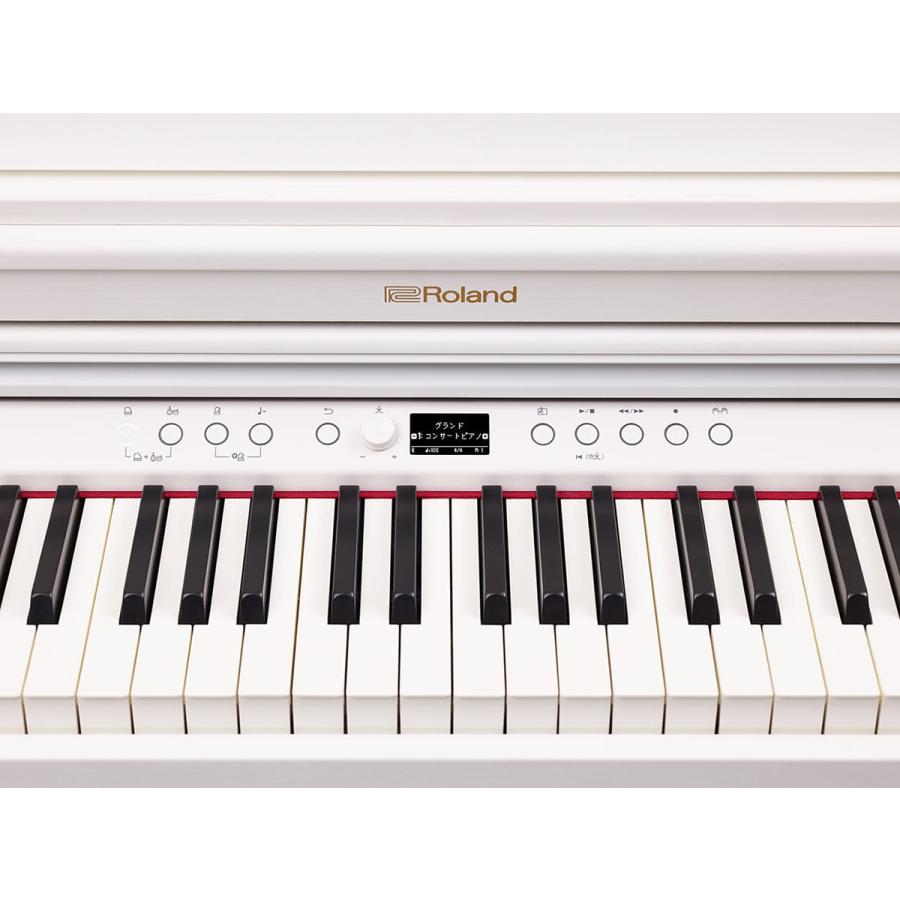 ローランド 電子ピアノ 88鍵盤 RP701 WH ホワイト 【直ぐ】 ベージュ遮音カーペット(大)セット 配送設置無料代引不可