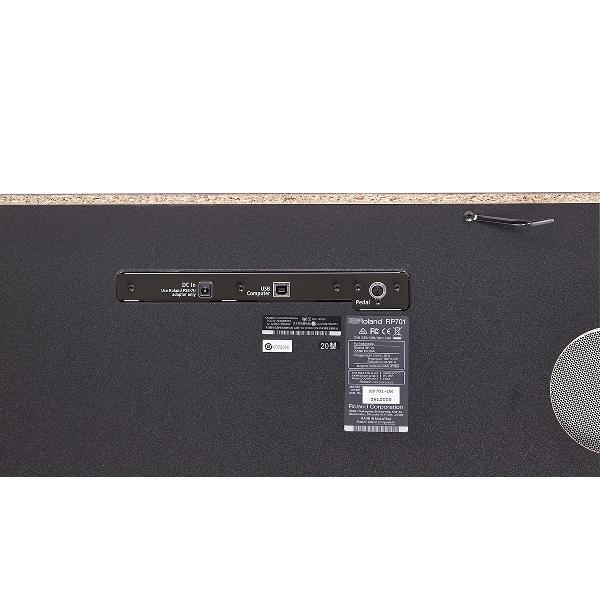 ローランド 電子ピアノ 88鍵盤 RP701 WH ホワイト 【直ぐ】 ベージュ遮音カーペット(大)セット 配送設置無料代引不可