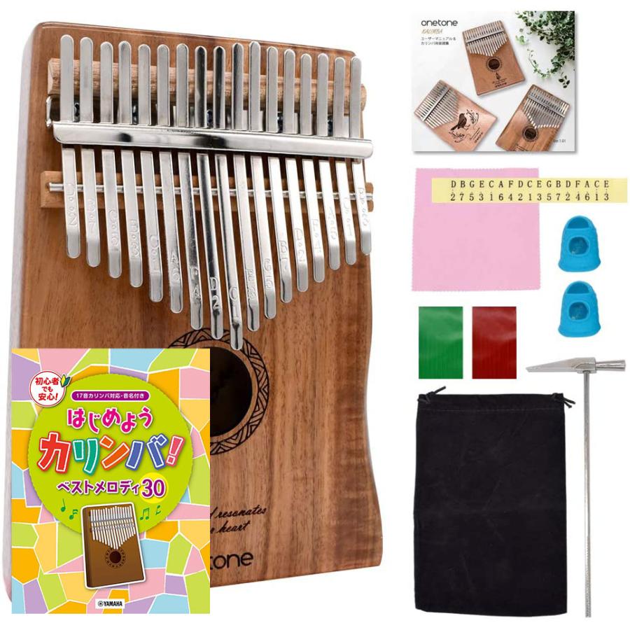通販 親指ピアノ ハンドオルゴール Onetone ワントーン Otkl 03 Koa カリンバ 楽譜セット コア材