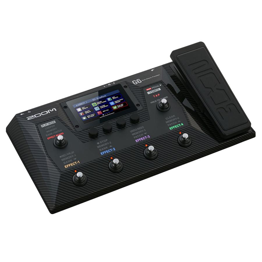 ZOOM ズーム ギター用マルチエフェクター G6 ズーム(楽器) ZOOM ズーム G6 エレキギター用 マルチエフェクタ
