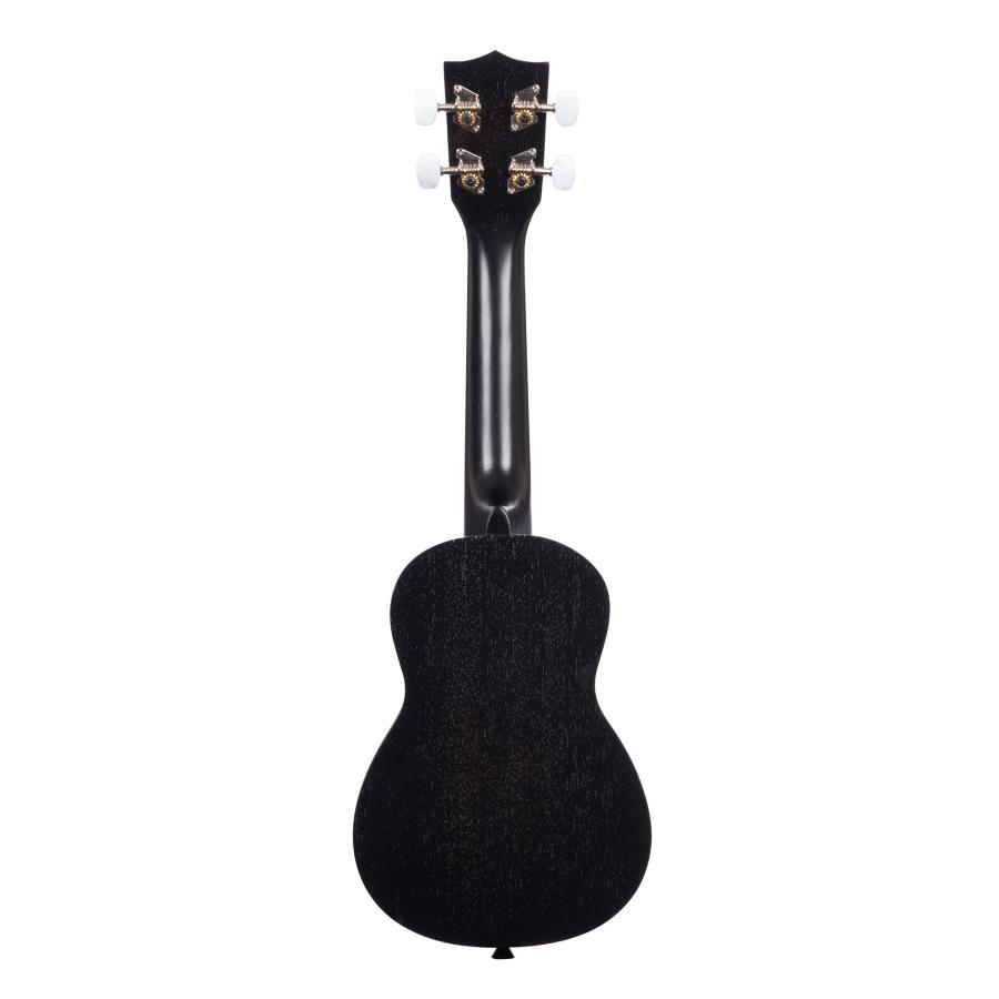 KALA カラ KA-15S-BLK (ブラック) ウクレレ初心者セット スタンド付き